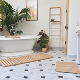Avocado Wooden Bath Mat | Oscea Sustainable Gifts for Her