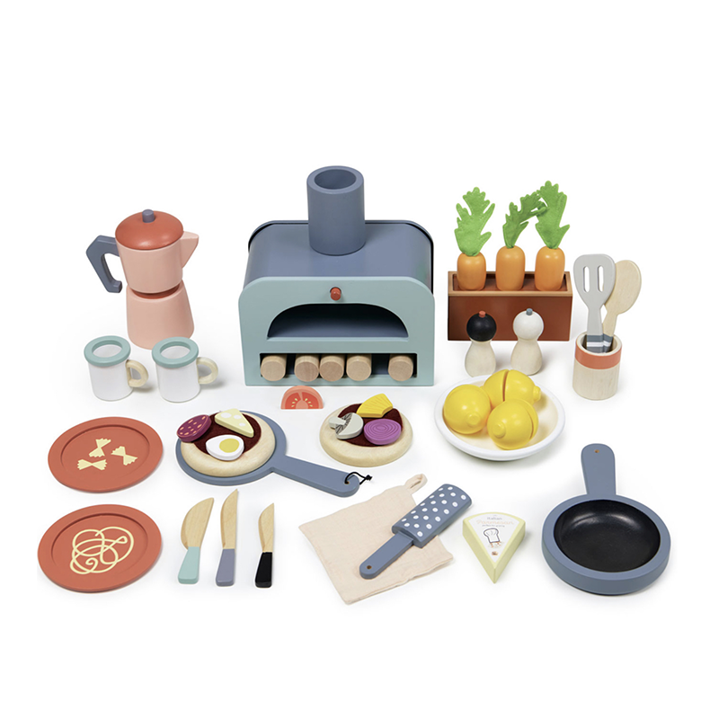 Tender Leaf Toys La Fiamma Grand Kitchen | Oscea Sustainable Gifts for Kids