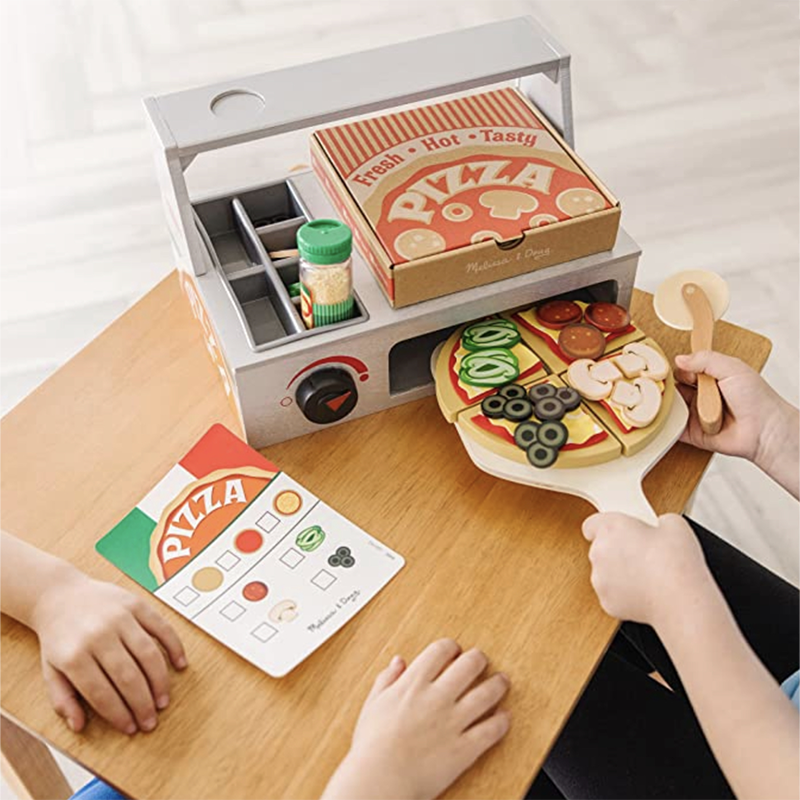 Melissa Doug Wooden Pizza Oven | Oscea Sustainable Gifts for Kids
