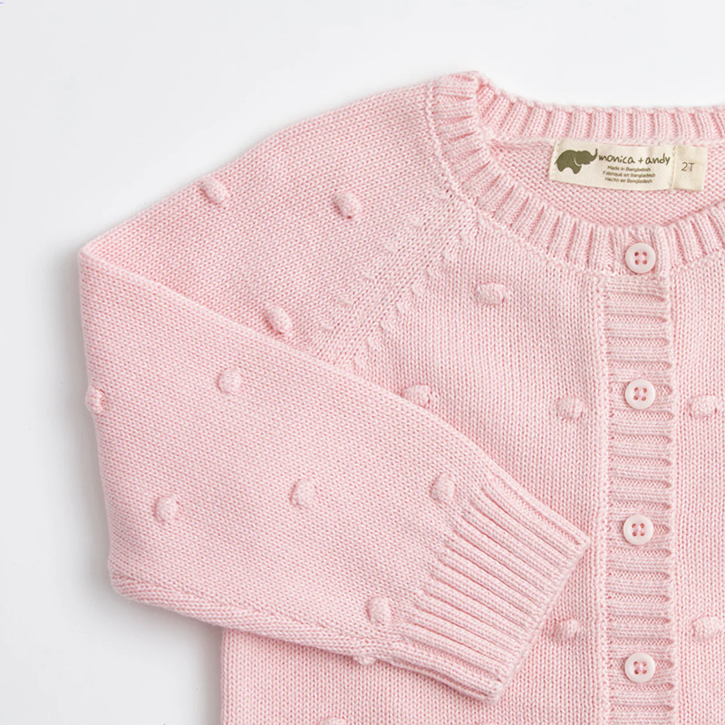 Monica & Andy Organic Pom Pom Sweater | Oscea Sustainable Gifts for Kids