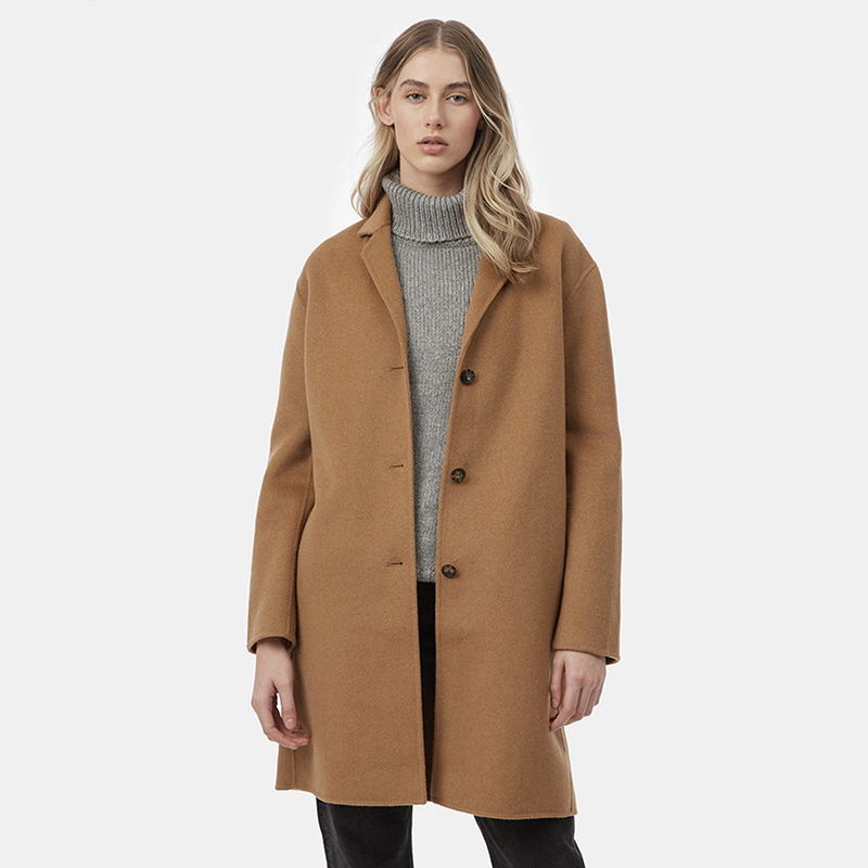 Ten Tree Eco-Friendly Wool Longline Coat | Oscea Sustainable Gifts for Her