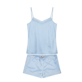 The Ethical Mulberry Silk Camisole & Shorts Pajama Set | Oscea Sustainable Gifts for Her