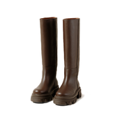 Alohas Katiuska - Dark Brown Leather Boots | Oscea Sustainable Gifts for Her