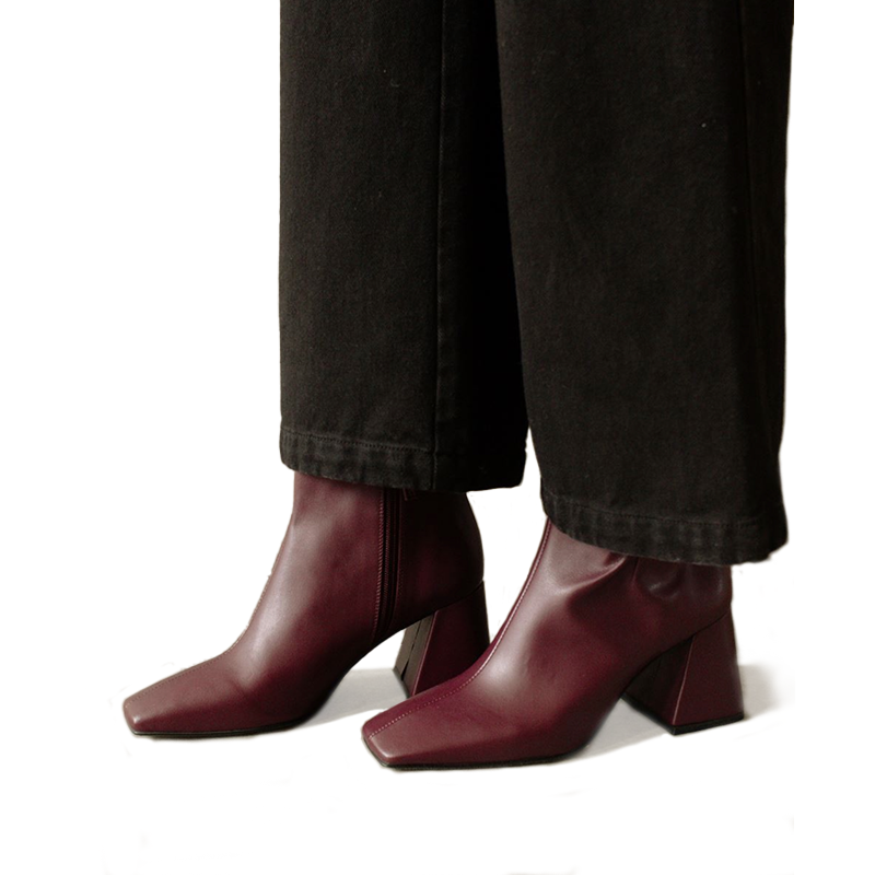 Alohas Purple Vegan Leather Boots | Oscea Sustainable Gifts for Her