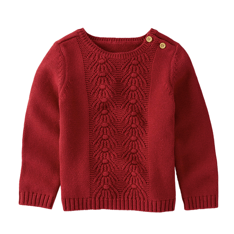 Carters Little Planet Organic Cotton Cable Knit Sweater | Oscea Sustainable Gifts for Kids
