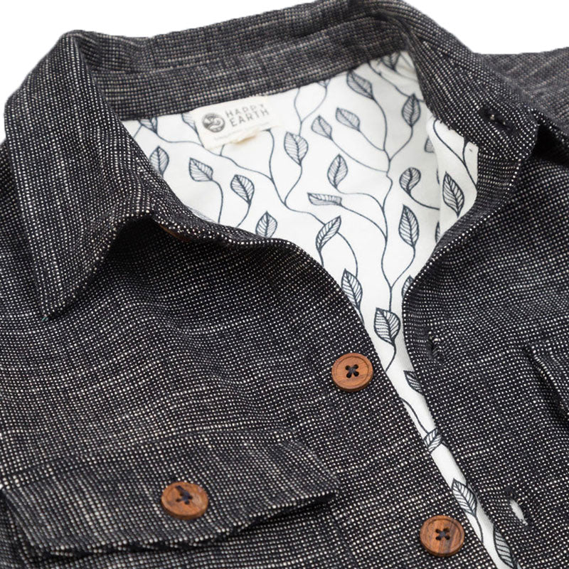 Happy Earth Basalt Lined Heavyweight Tweed Jacket | Oscea Sustainable Gifts for Him