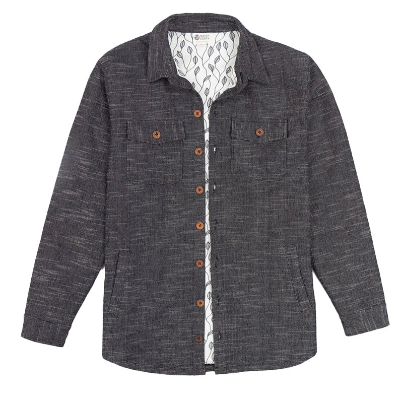 Happy Earth Basalt Lined Heavyweight Tweed Jacket | Oscea Sustainable Gifts for Him