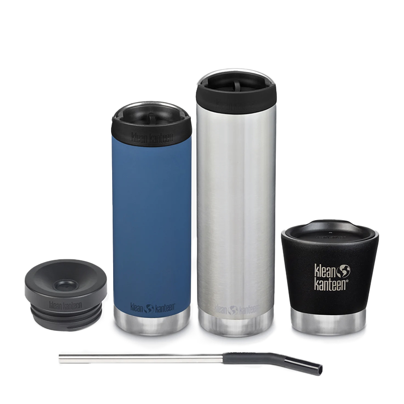 Klean Kanteen Travel Mug Coffee and Tea Kit | Oscea Sustainable Gifts for Him