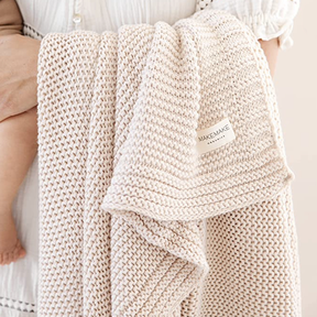 Make Make Organic Throw Blanket | Oscea Sustainable Gifts for Her