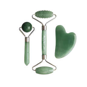 Mount Lai Jade Limited Edition Balancing Gua sha Trio Set | Oscea Sustainable Gifts for Her