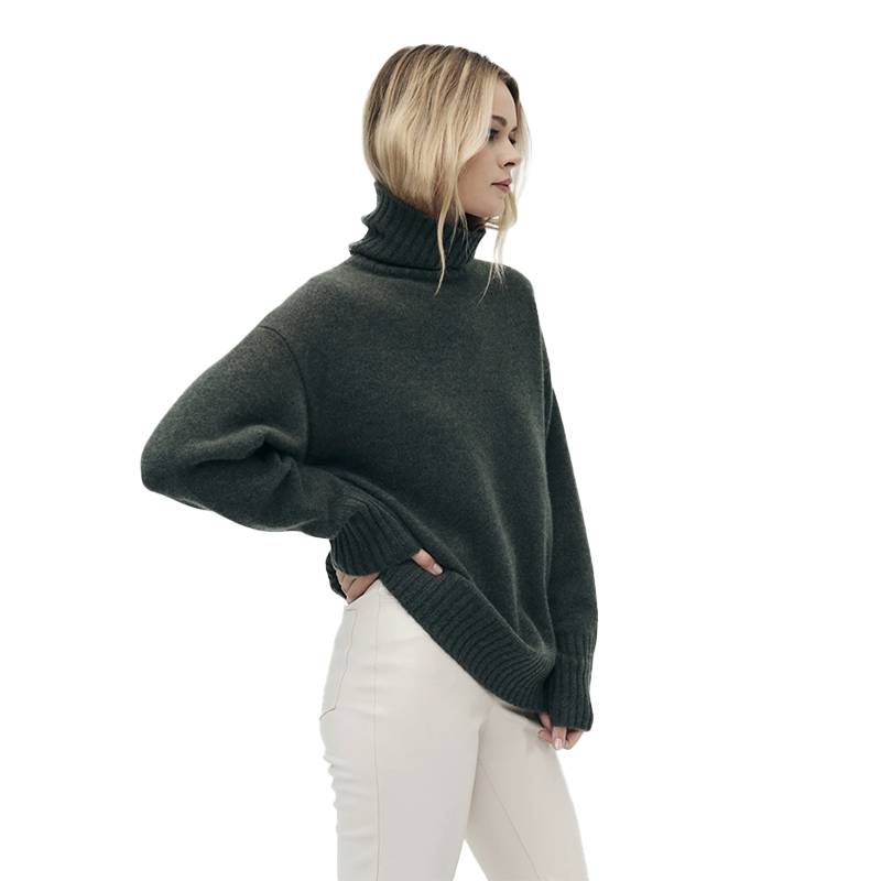 Naadam Luxe Cashmere Turtleneck Tunic | Oscea Sustainable Gifts for Her