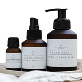 Primally Pure Warm Citrus Spice Hand Wash Home Set | Oscea Sustainable Gifts for Her