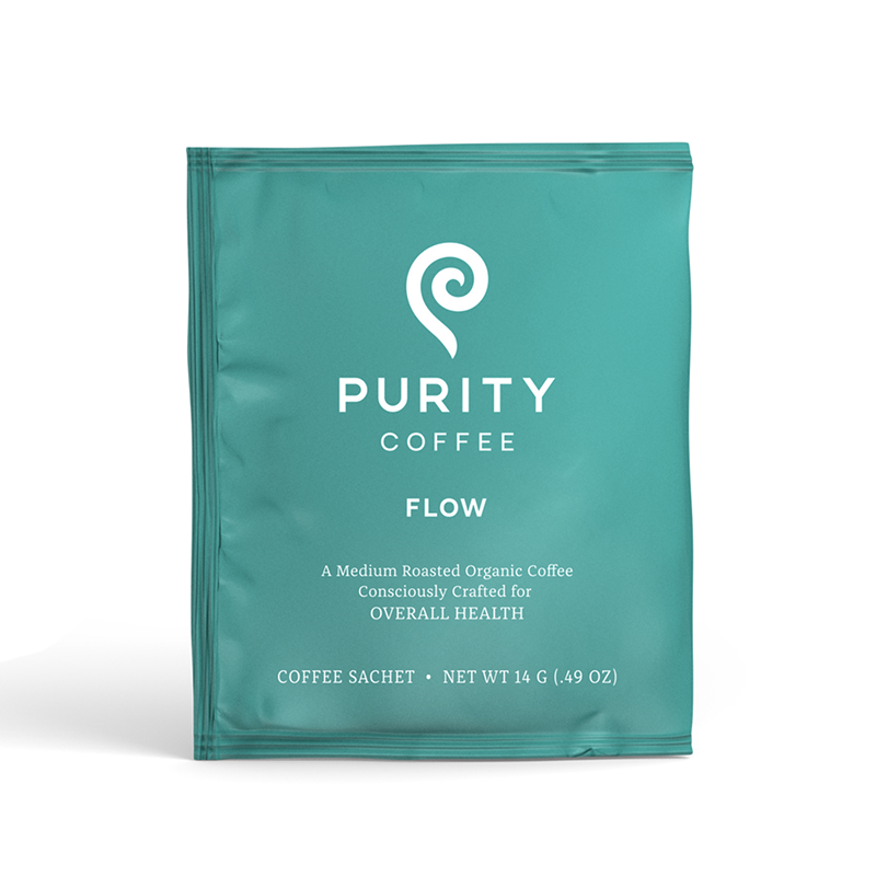 Purity Organic Medium Roast Single-Serve Coffee Sachets | Oscea Sustainable Gifts for Him