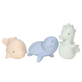 Tikiri Non-Toxic Ocean Buddies Bath Toys | Oscea Sustainable Gifts for Kids